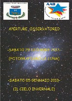 OSSERVATORIO ASTRONOMICO - Aperure periodo natalizio